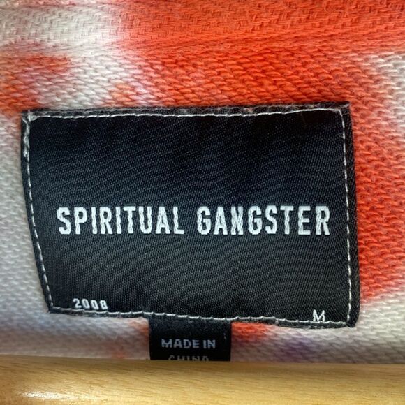 Spiritual Gangster x Peloton Limited Edition Tie Dye Hoodie Size M  297 - Picture 6 of 10